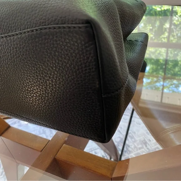 Tory Burch Black McGraw Tote Bag with Tassels - Picture 10 of 11